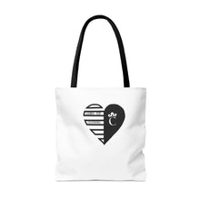 Load image into Gallery viewer, Come Up Clothing Bear Heart Tote Bag
