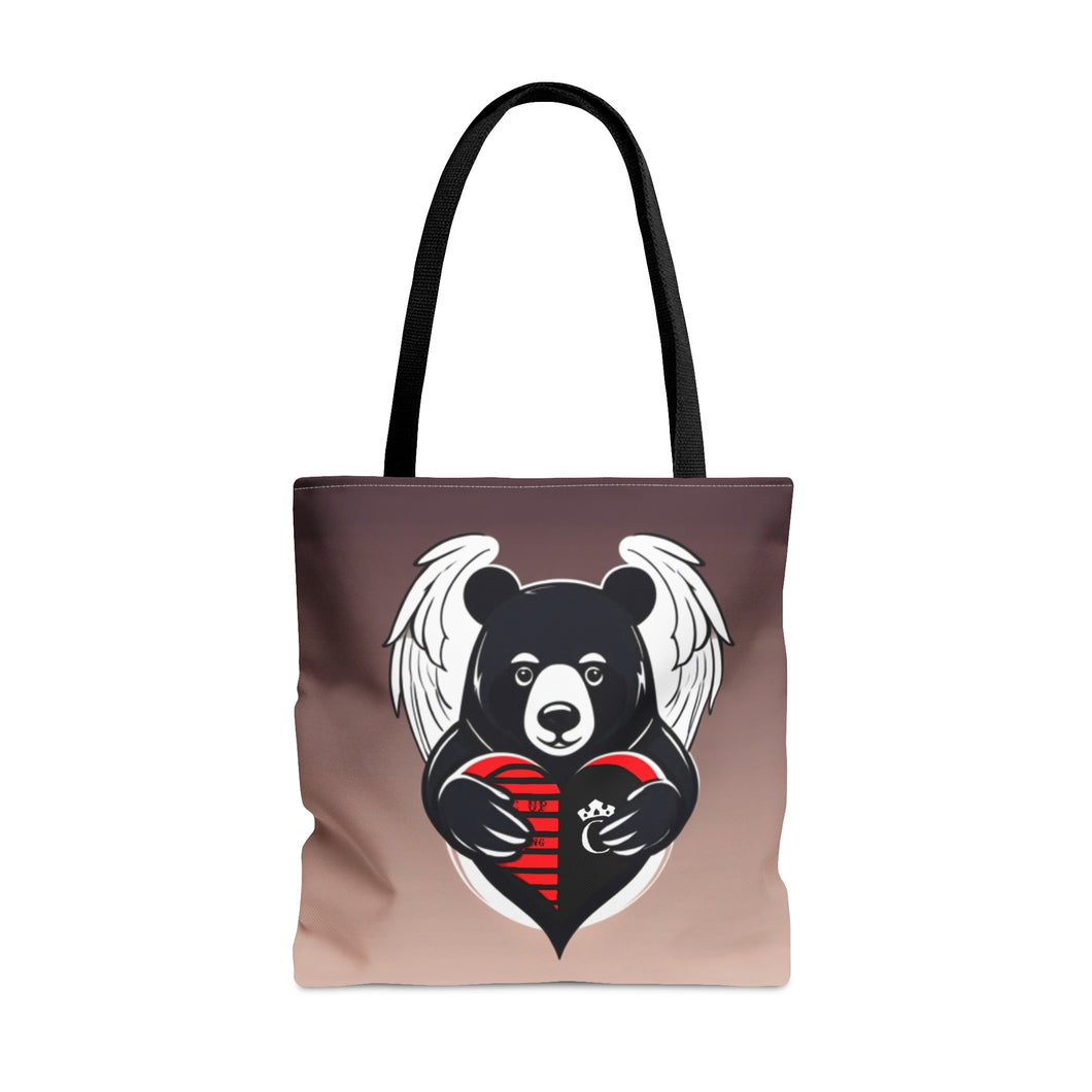 Come Up Clothing Bear Heart Tote Bag